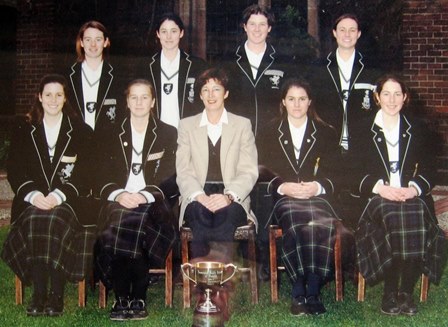 Girls 1st VII Netball, 1996 APS Premiers.